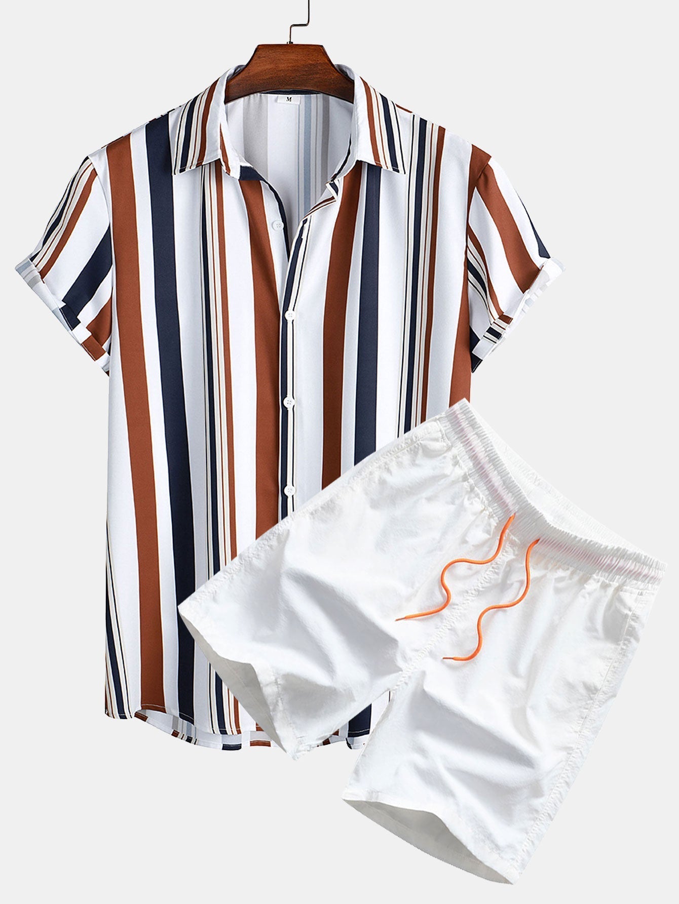 Ralph | Stripete skjorte og badeshorts for menn