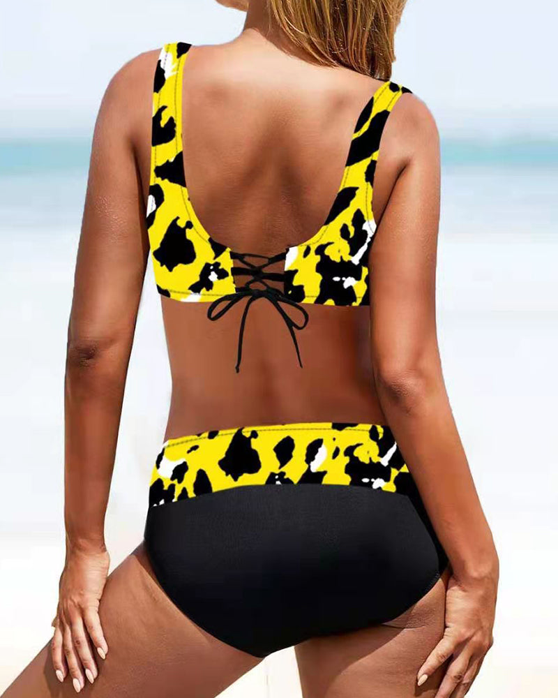 Liva | Fargerikt Bikinisett til Kvinner