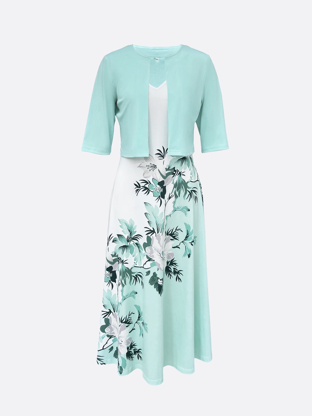 Elegant To-Delt Kjole for Festlige Anledninger