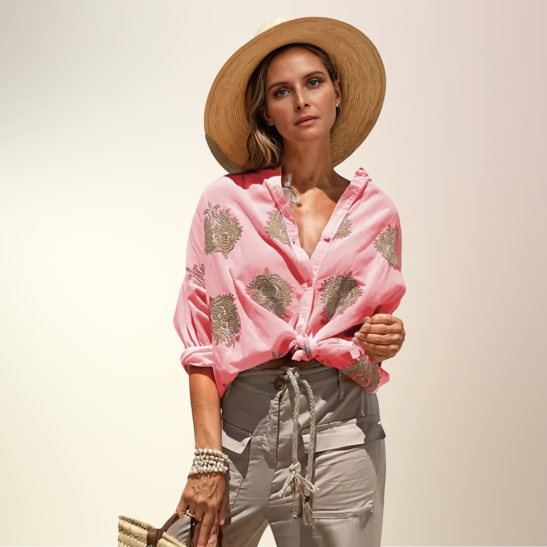 Alma | Luftig Damebluse i Stilig Design