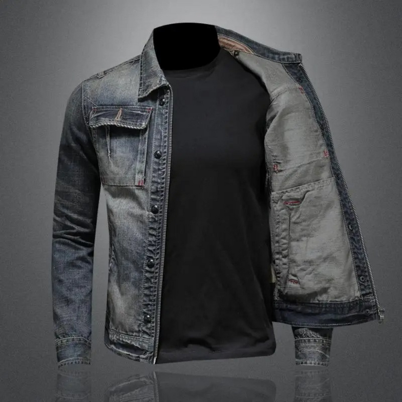 Hugo | Stilig denimjakke for menn