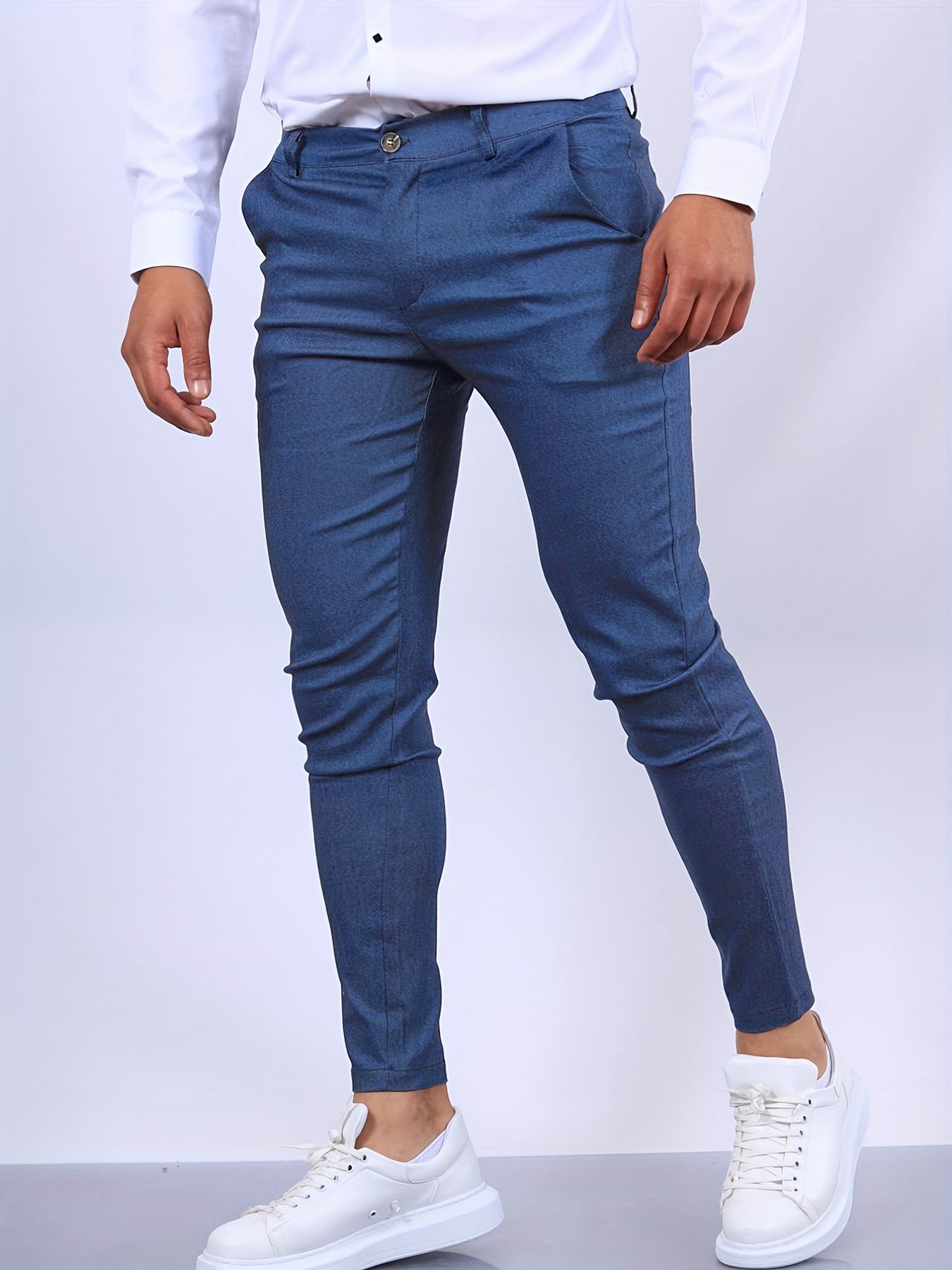Elegante Herrebukser Slim Fit med Moderne Stil