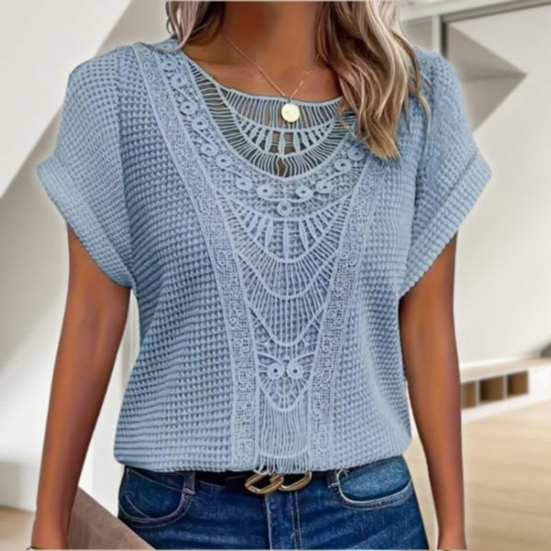 Ida | Elegant Blondebluse til Kvinner