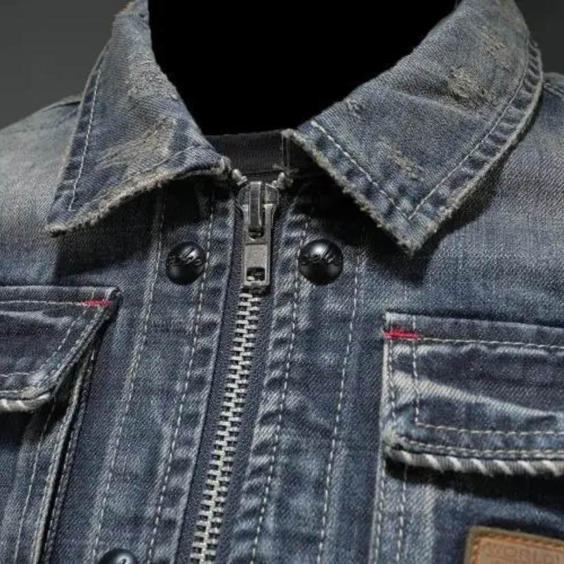 Hugo | Stilig denimjakke for menn