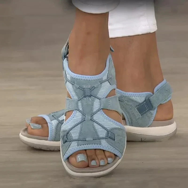 Komfortable Dame Sandaler Med Åpen Tå Luksuriøs