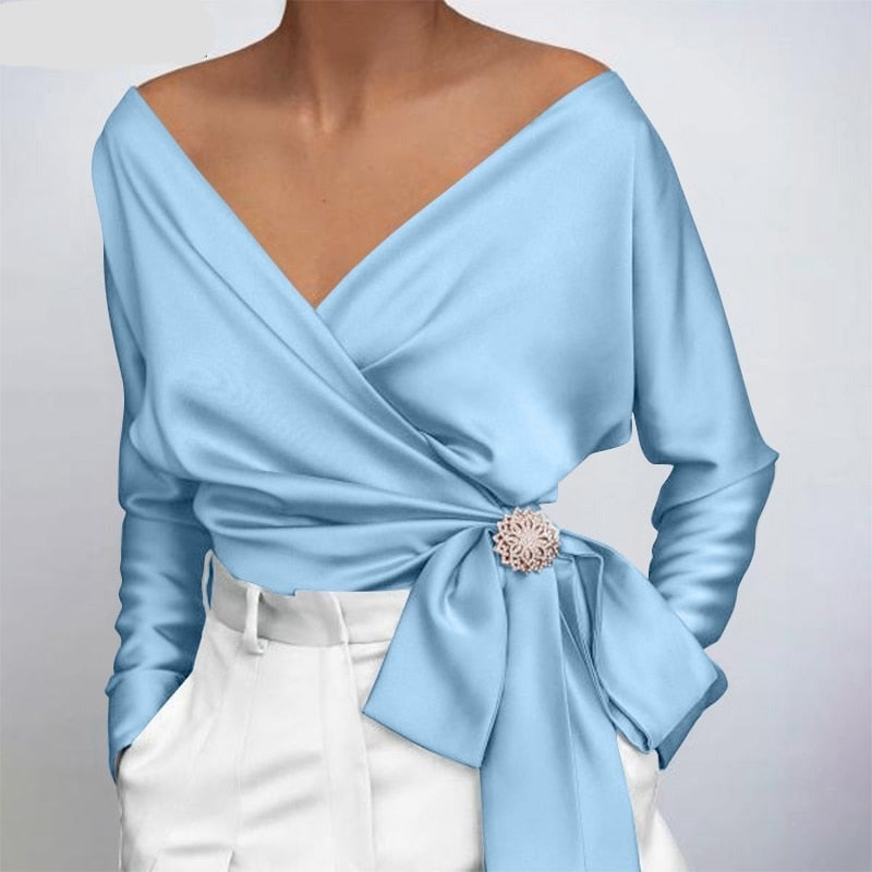 Silkebluse for Kvinner