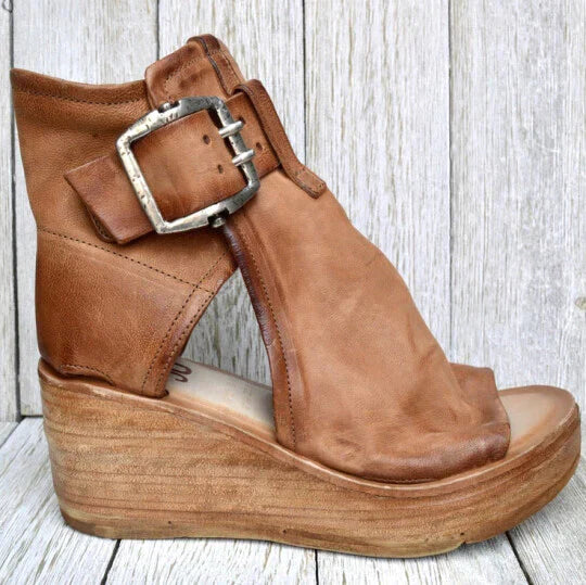 Boho kilehæl sandaler for damer