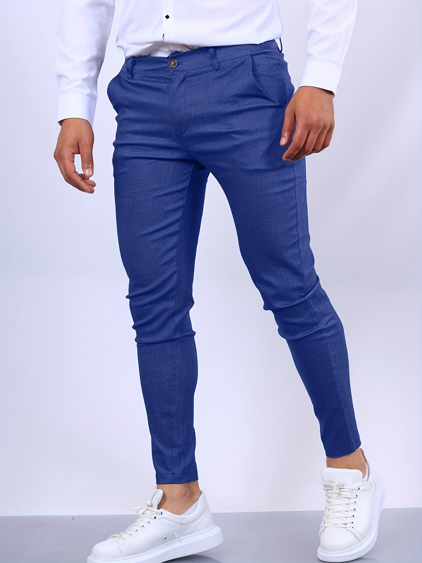 Elegante Herrebukser Slim Fit med Moderne Stil