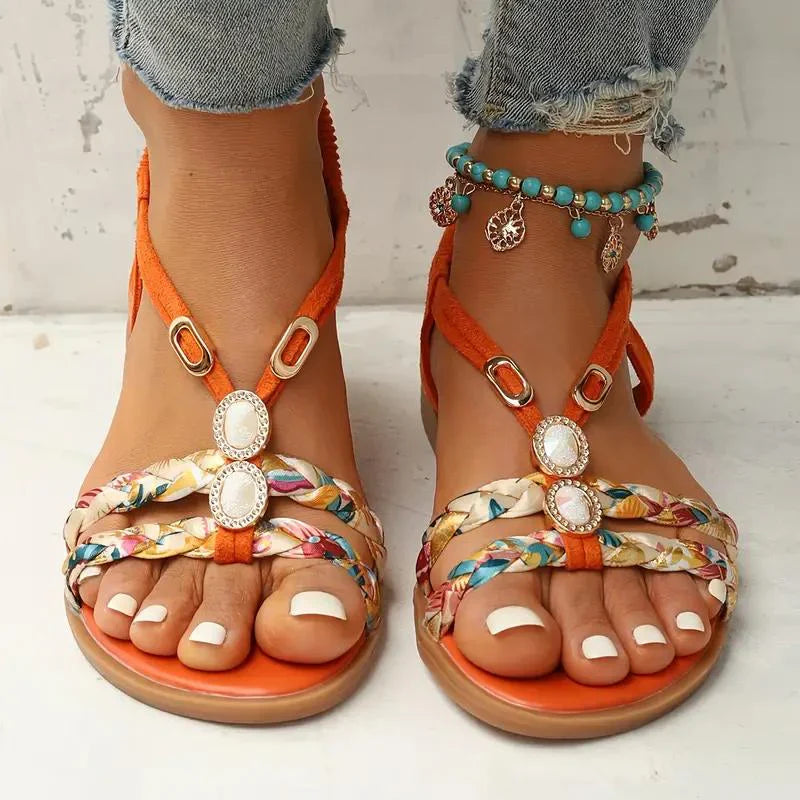 Boho Perlesandaler for Damer Komfortable