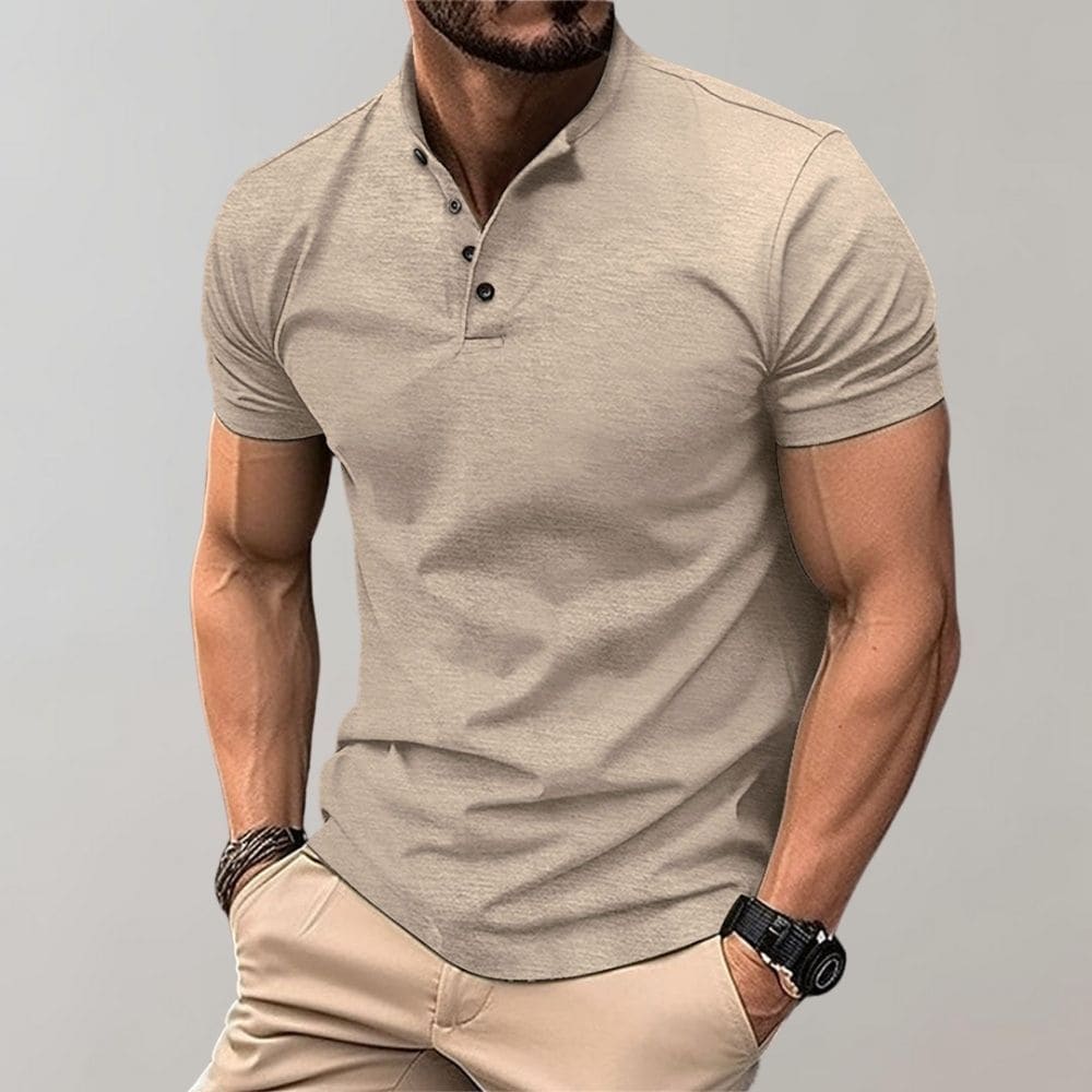 Elegant Herre Polo T-skjorte i Casual Stil