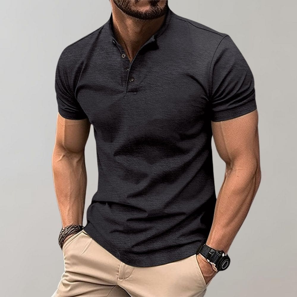 Elegant Herre Polo T-skjorte i Casual Stil