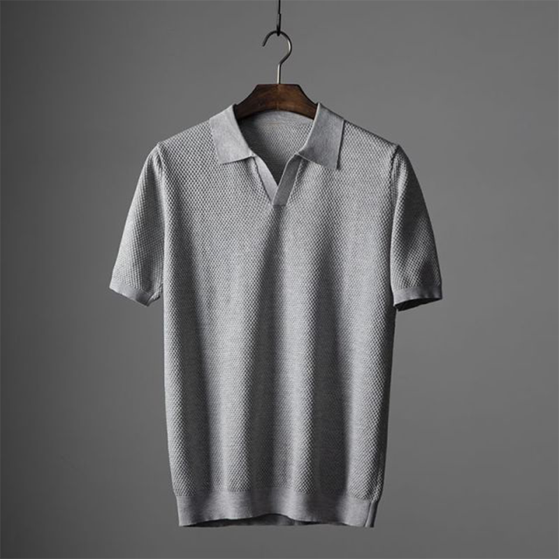 Noah | Elegant Poloskjorte med Korte Ermer