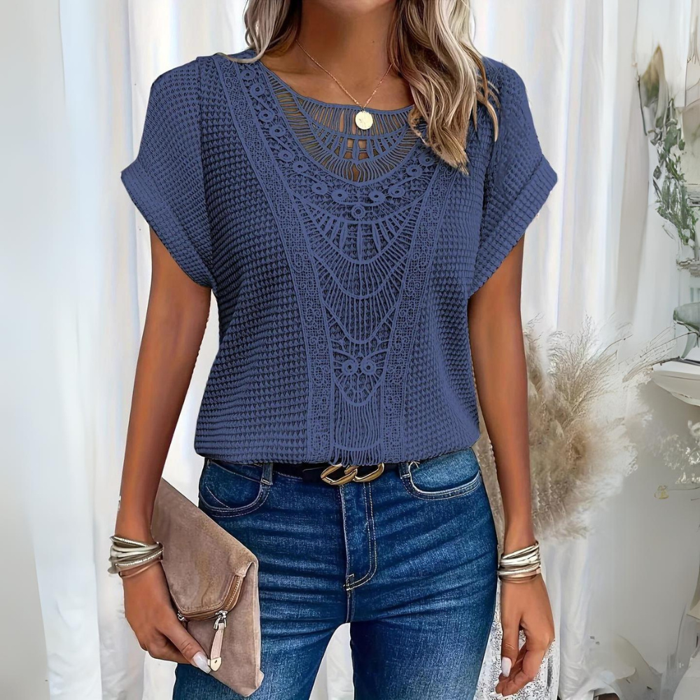 Ida | Elegant Blondebluse til Kvinner
