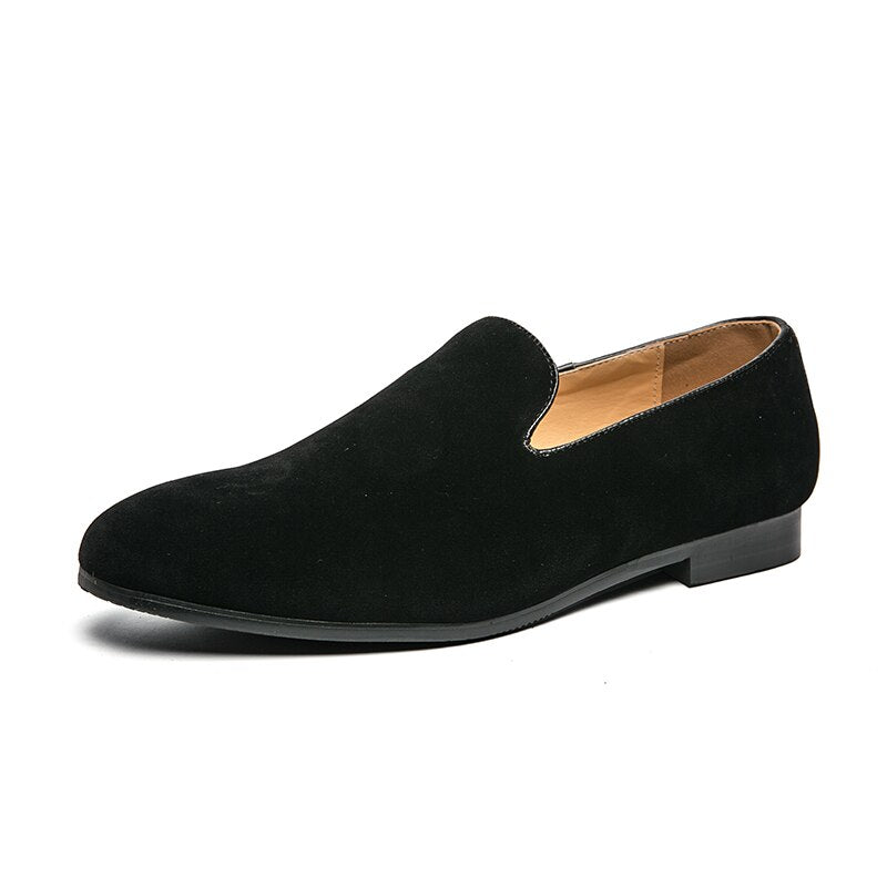 Suede Slip-On Loafers