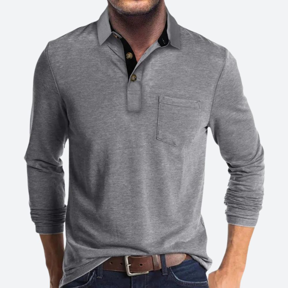 Trendy Piqueskjorte for Stilfulle Menn