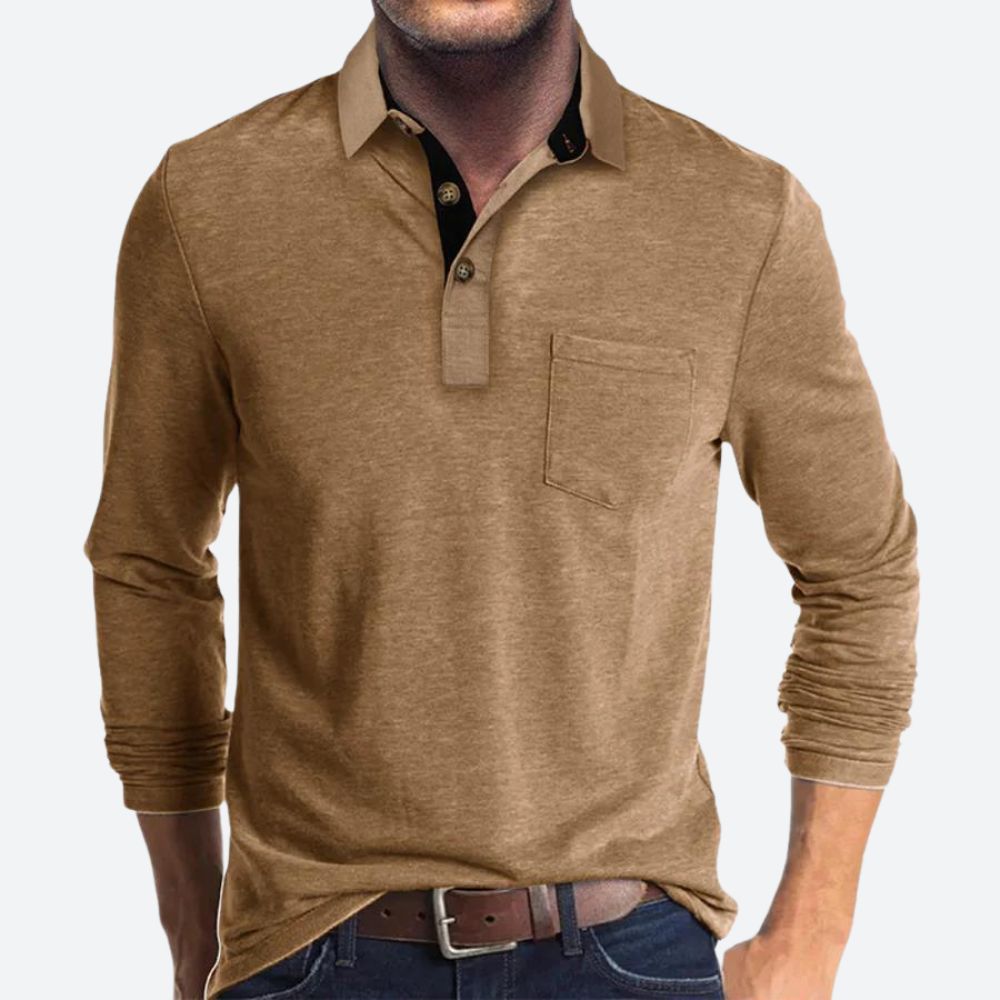Trendy Piqueskjorte for Stilfulle Menn