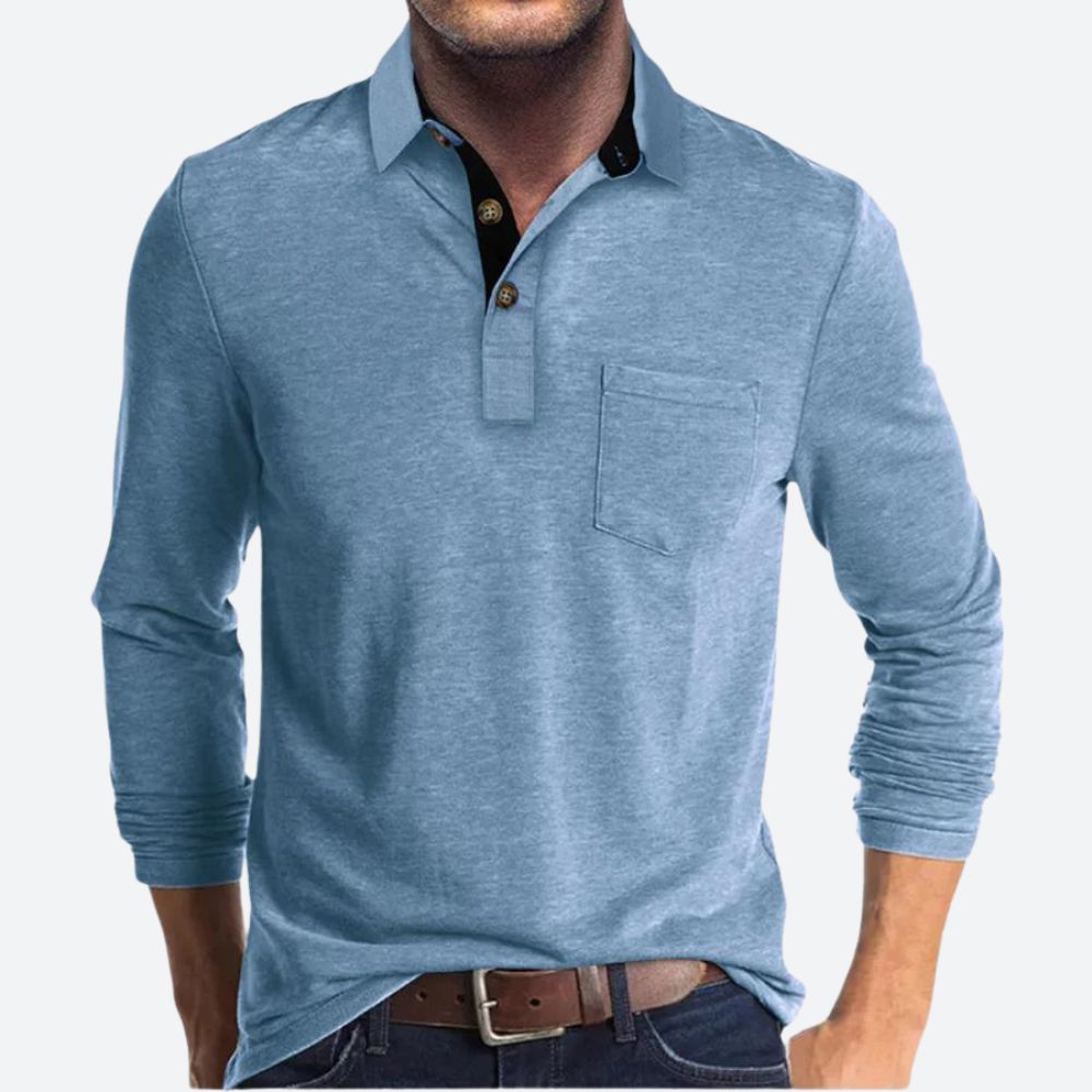 Trendy Piqueskjorte for Stilfulle Menn