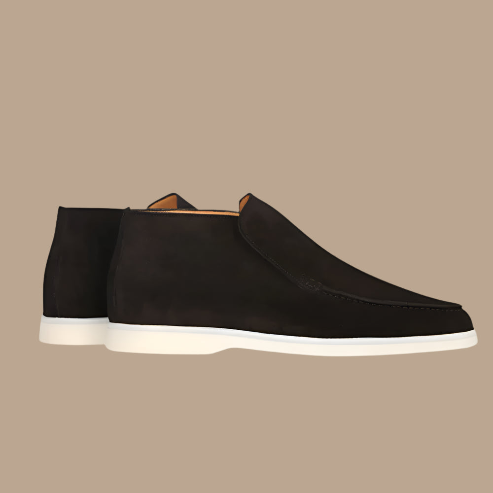Myke semskede loafers