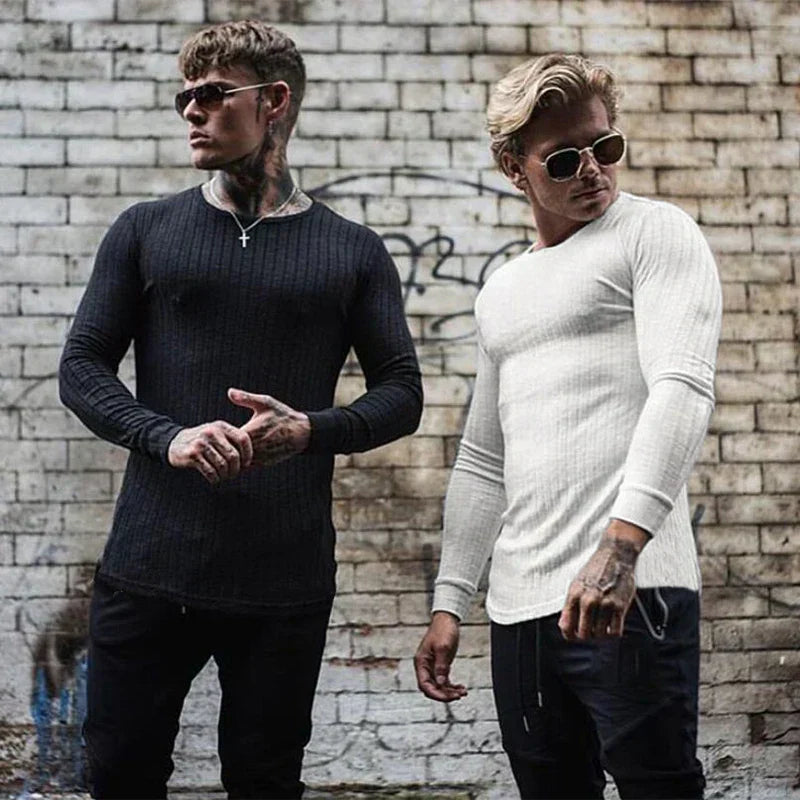 Herre Cashmere Genser i Høy Kvalitet