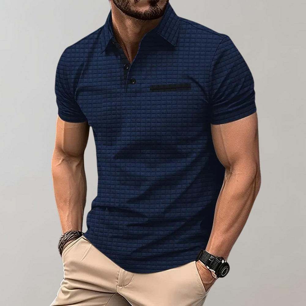 Kortermet Polo T-skjorte for Menn