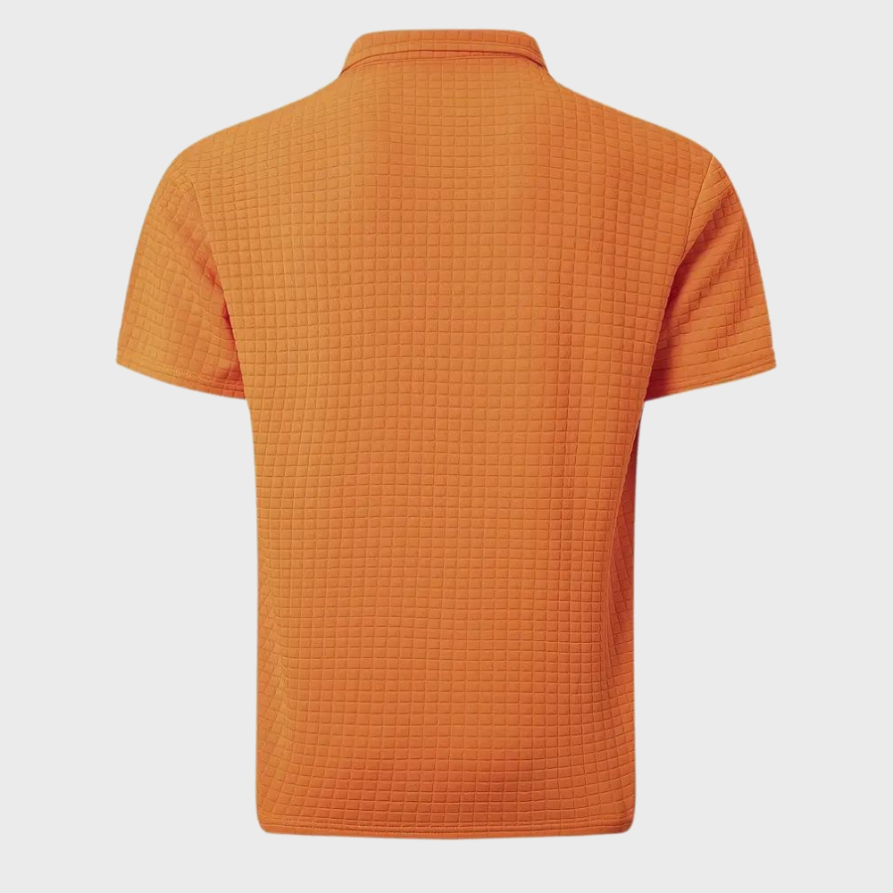 Kortermet Polo T-skjorte for Menn