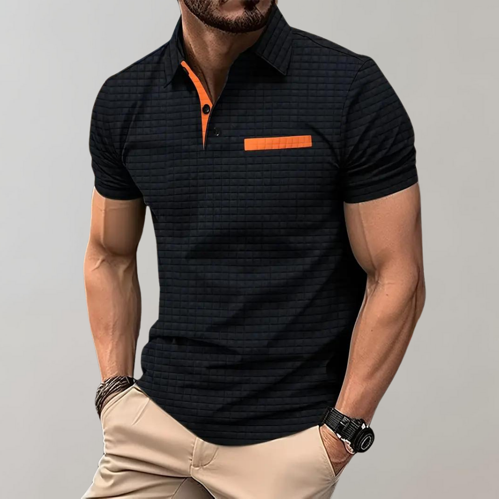Kortermet Polo T-skjorte for Menn