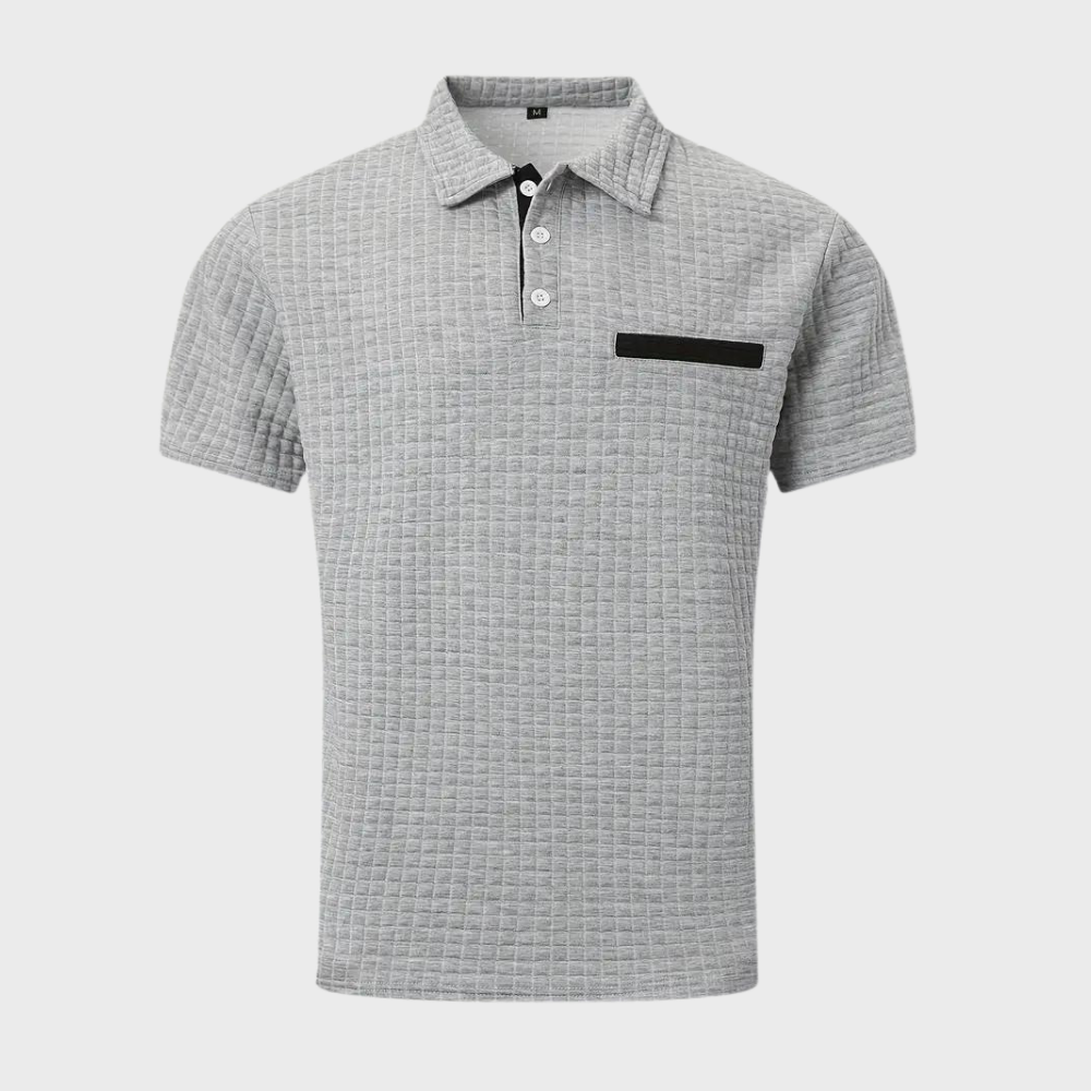Kortermet Polo T-skjorte for Menn