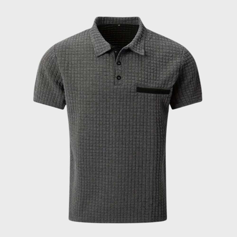 Kortermet Polo T-skjorte for Menn