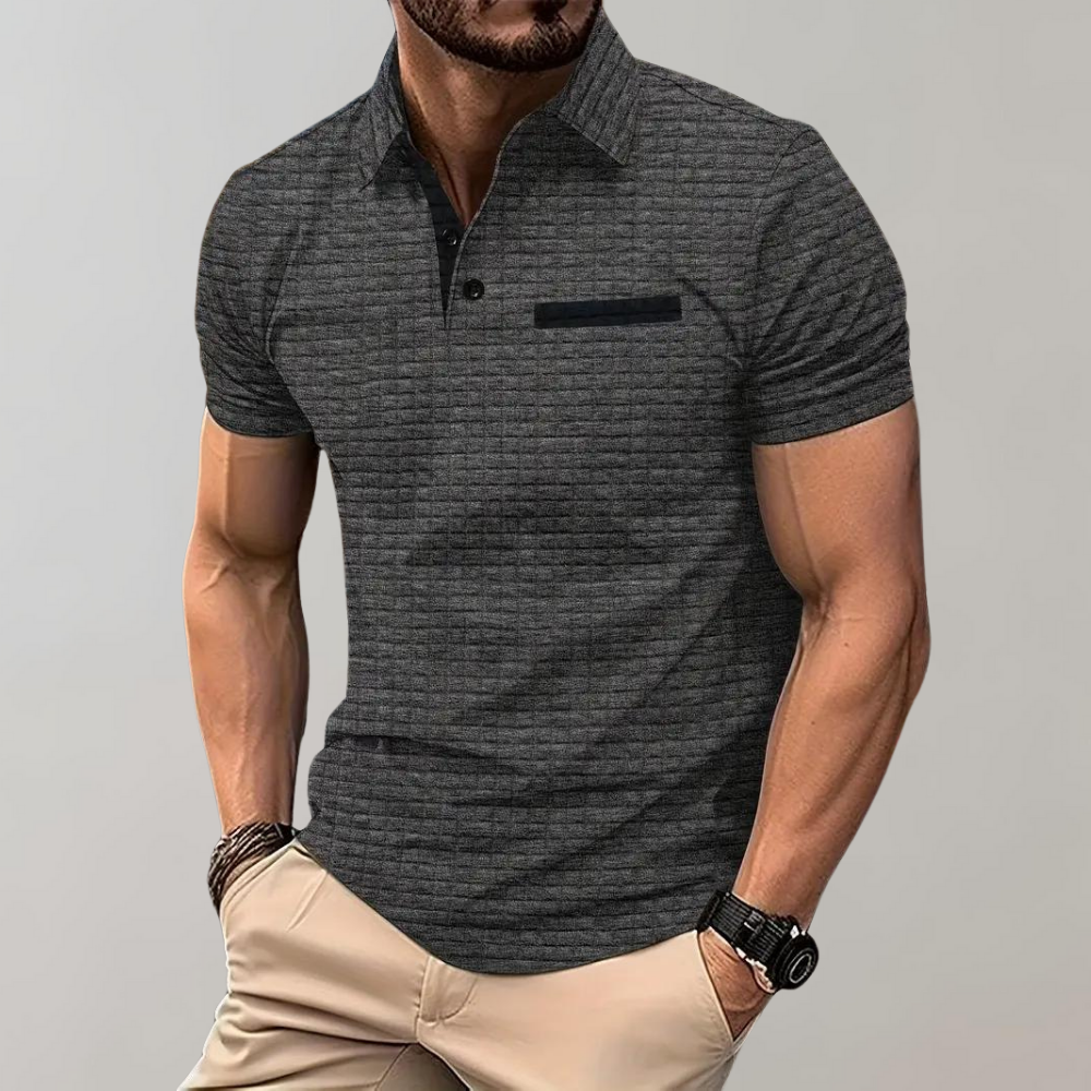 Kortermet Polo T-skjorte for Menn