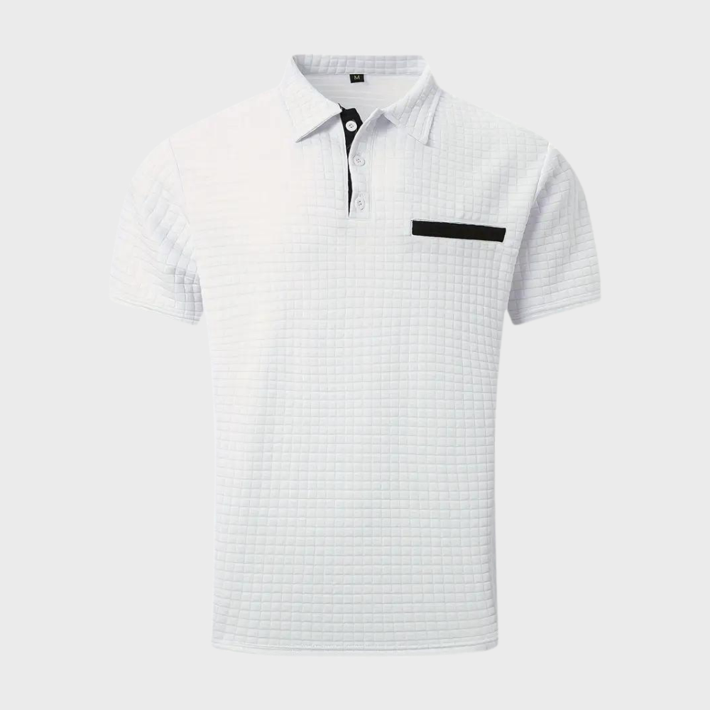 Kortermet Polo T-skjorte for Menn