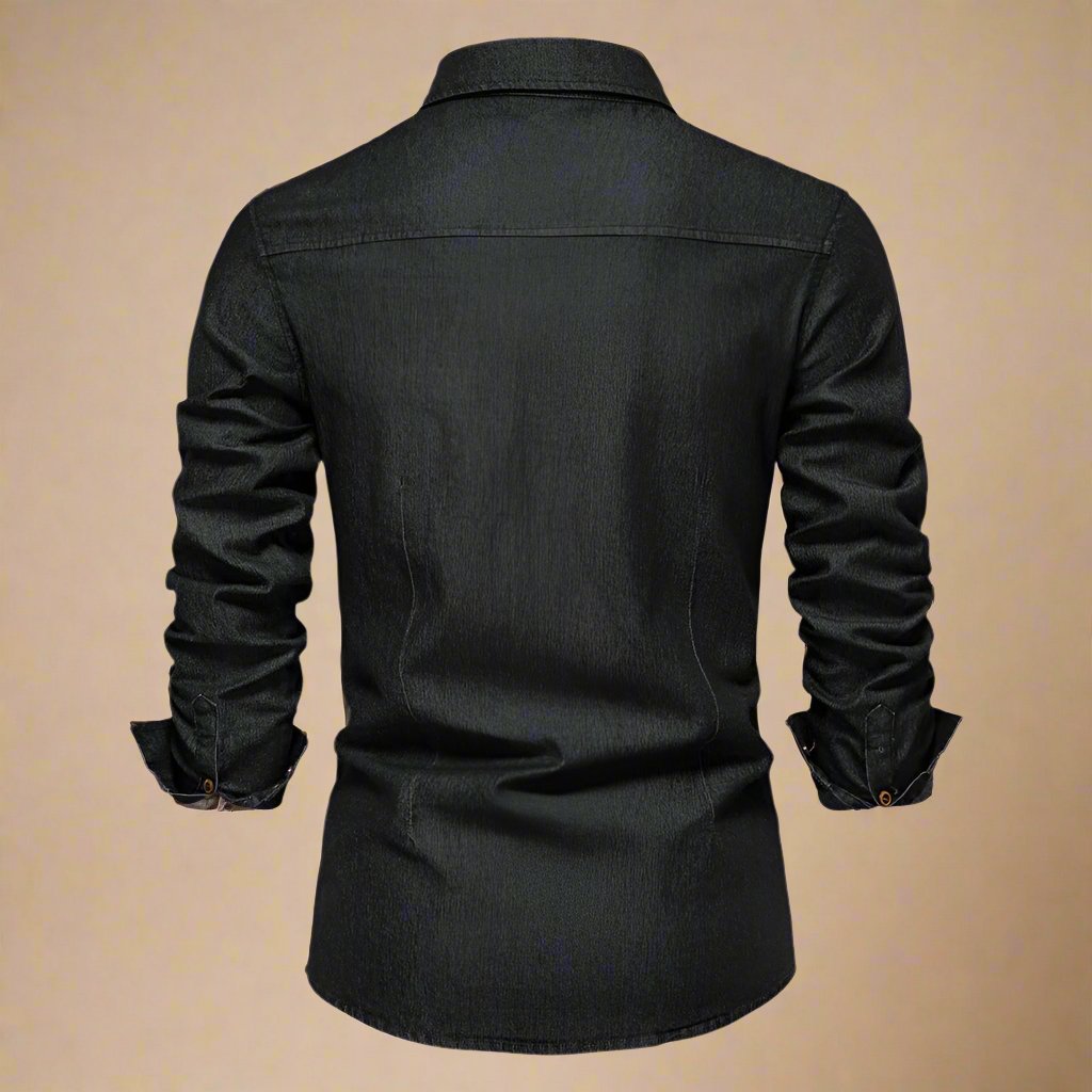 William | Stretch Denim Skjorte til Menn
