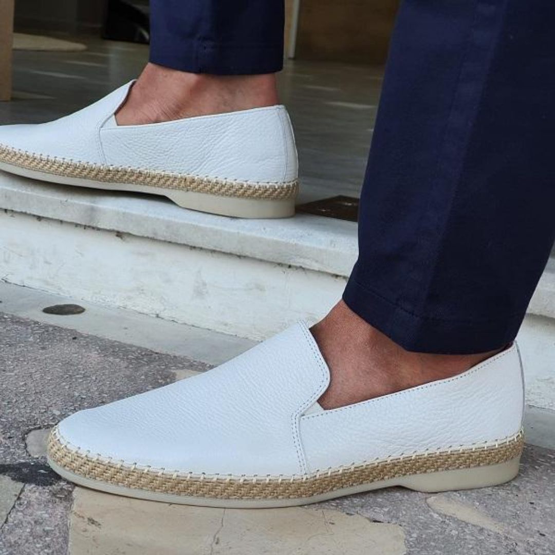 Herre Loafers i Skinn med Komfortabel Såle