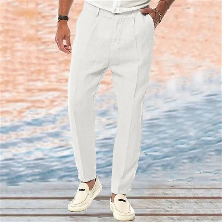 Tommy | Lette linbukser for menn i sommerstil