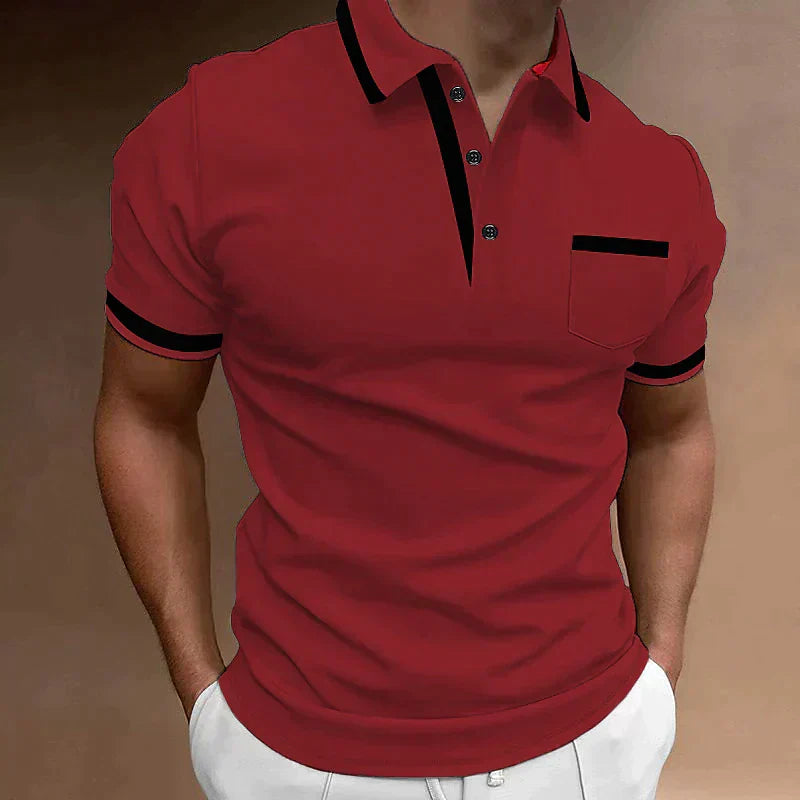 Elegant Herre Polo T-skjorte for Alle Anledninger