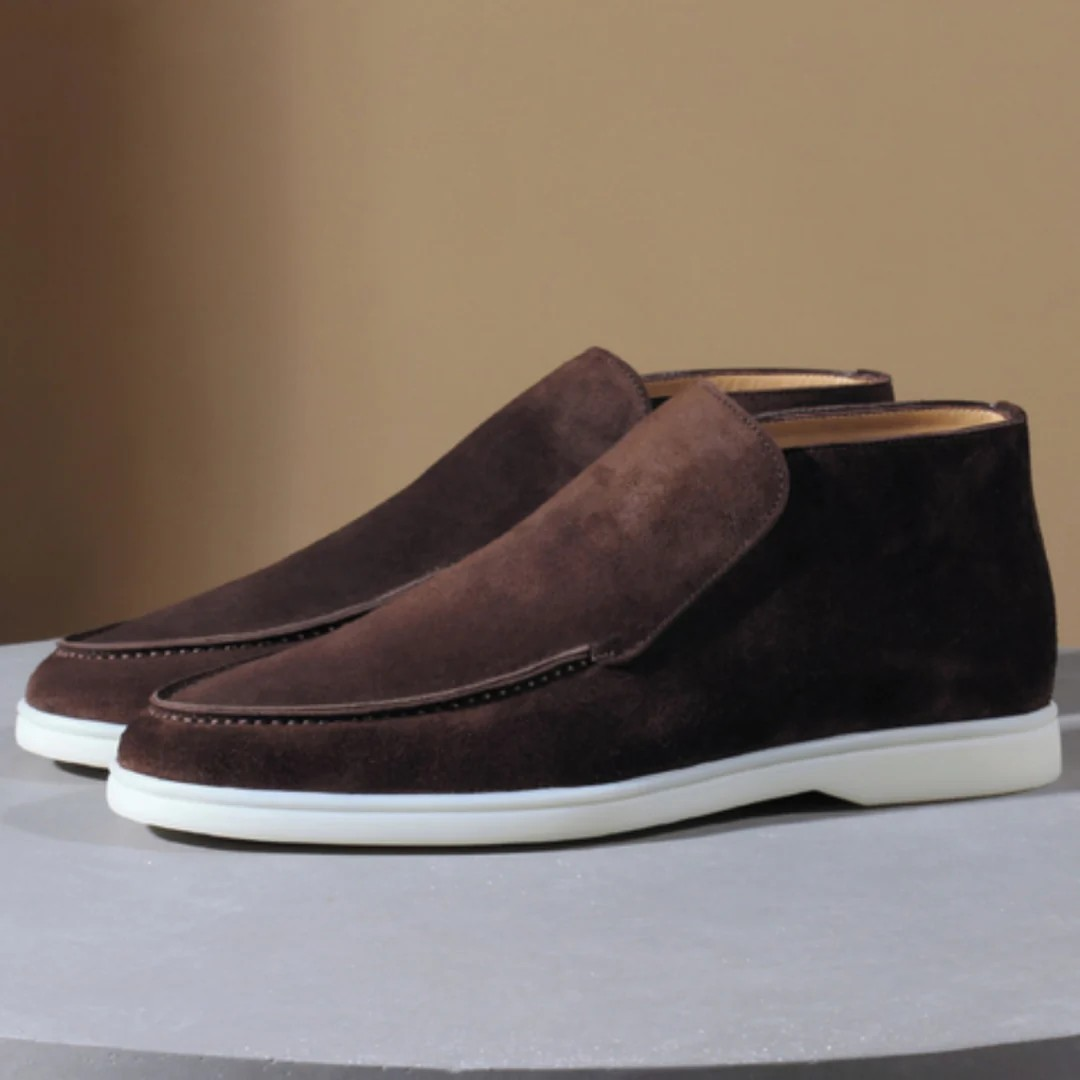 Myke semskede loafers