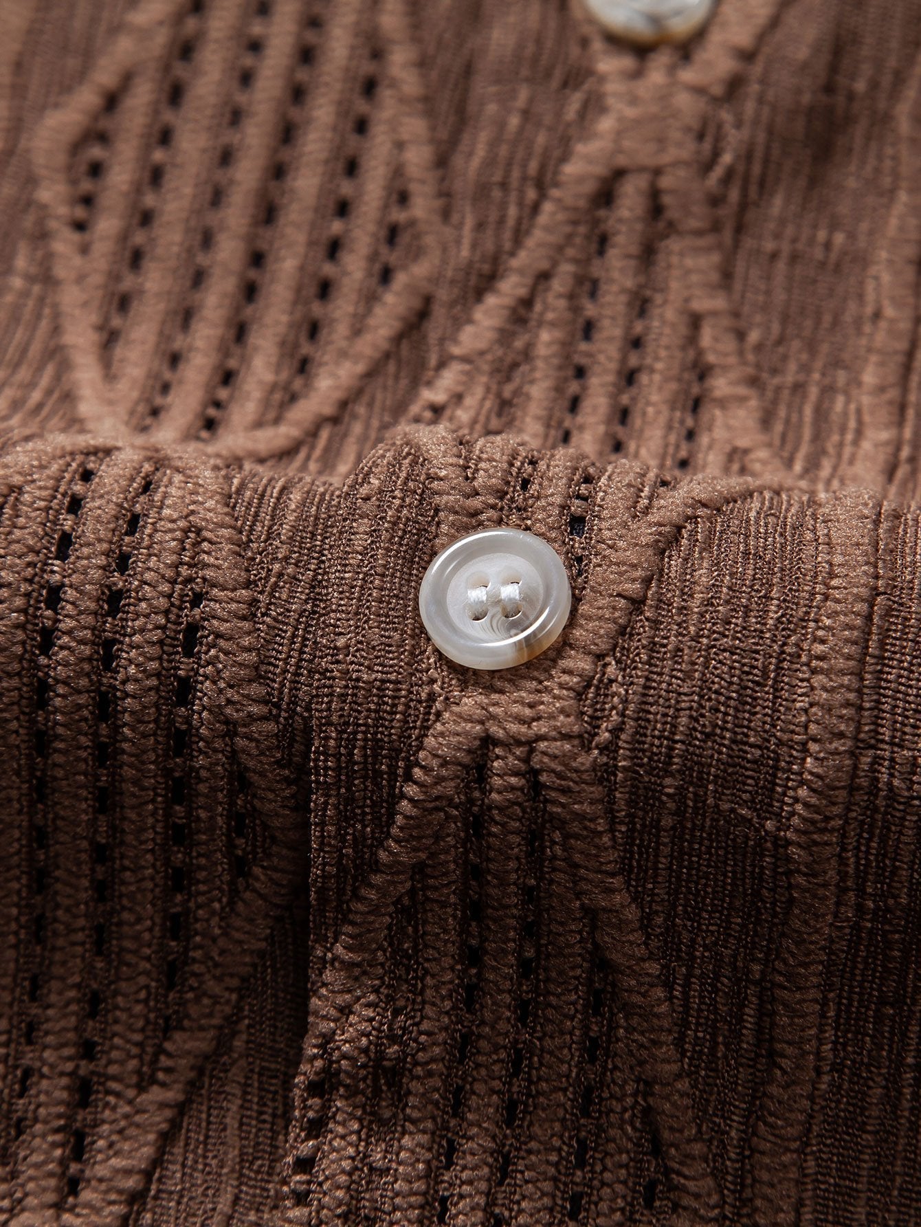 Mikkel | Uformell Jacquard Skjorte med Struktur