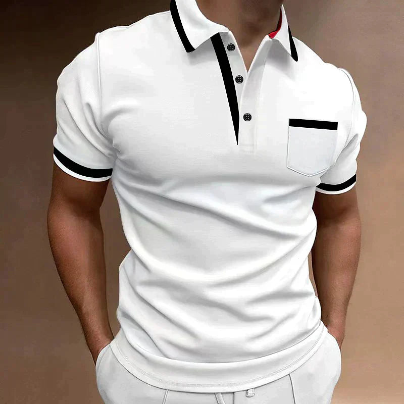 Elegant Herre Polo T-skjorte for Alle Anledninger