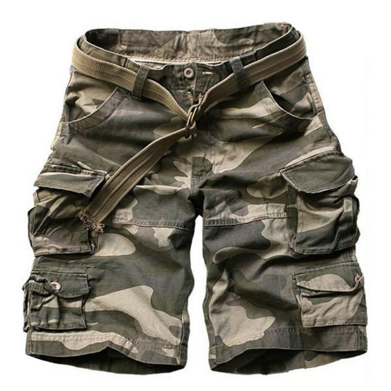 Kamuflasje Cargo Shorts for Herre