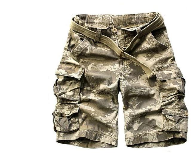 Kamuflasje Cargo Shorts for Herre