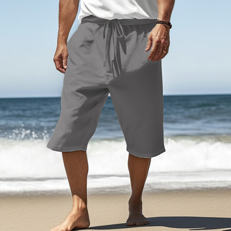 Sommerlig Linshorts i Lin