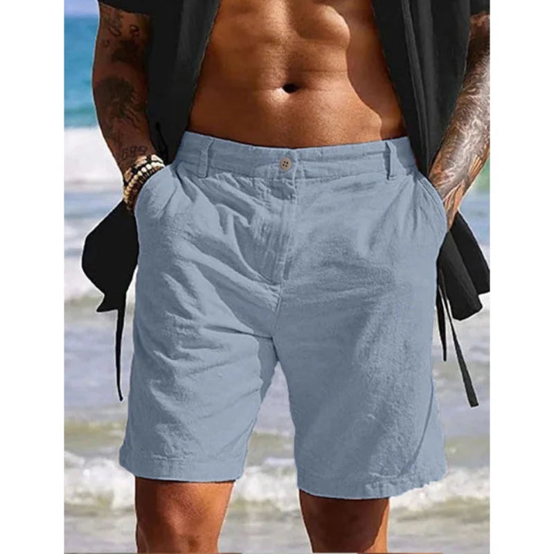 Sommerlig Linshorts i Lin
