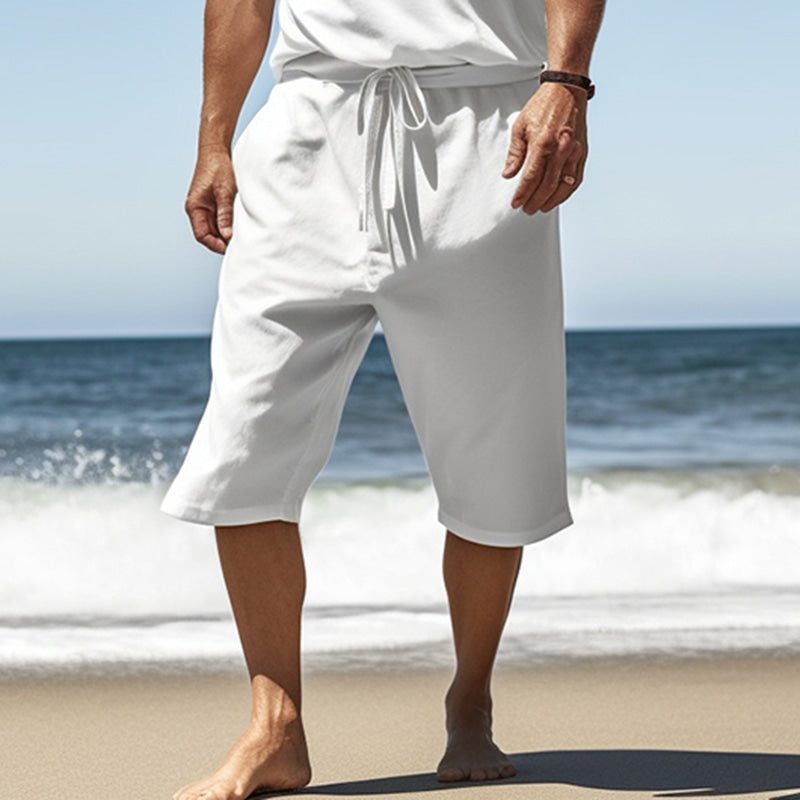 Sommerlig Linshorts i Lin