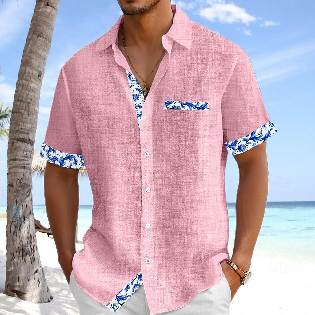 Oscar | Lin skjorte for menn sommer