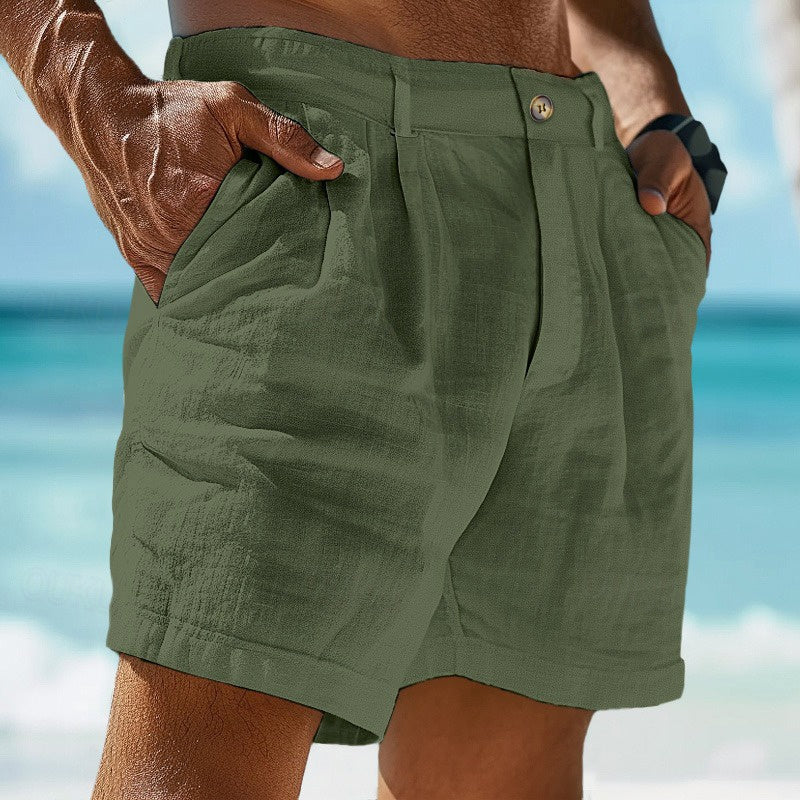 Sommerlig Linshorts i Lin