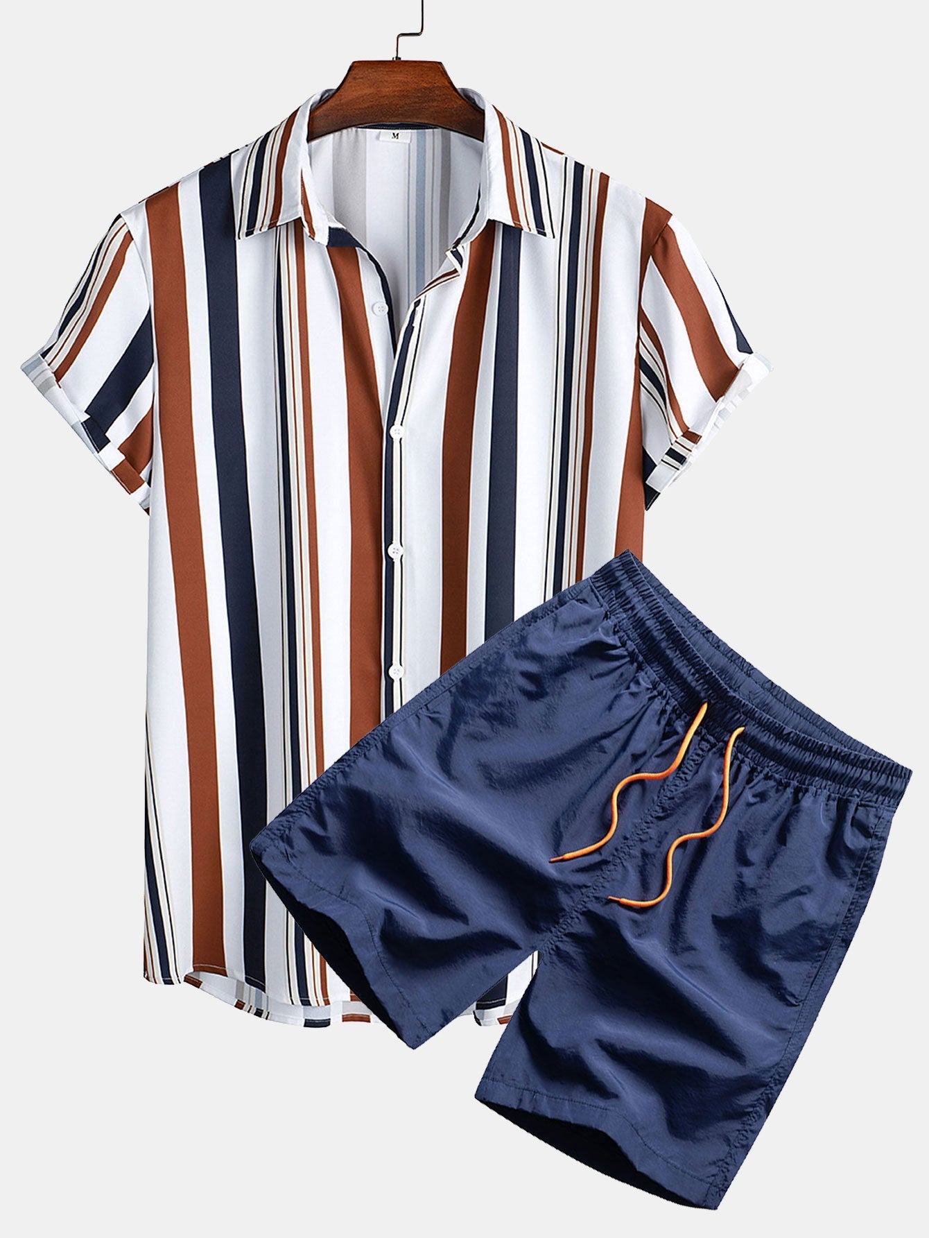 Ralph | Stripete skjorte og badeshorts for menn