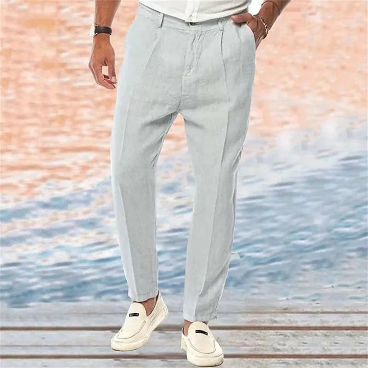 Tommy | Lette linbukser for menn i sommerstil