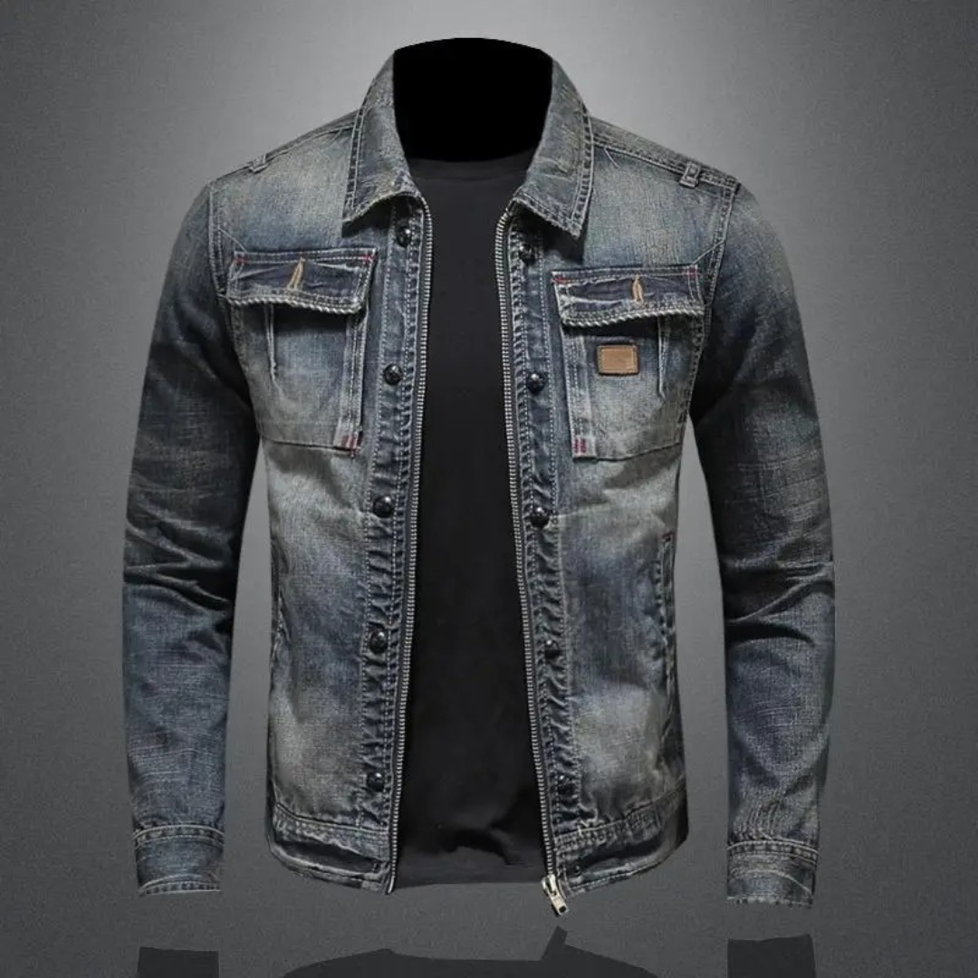 Hugo | Stilig denimjakke for menn