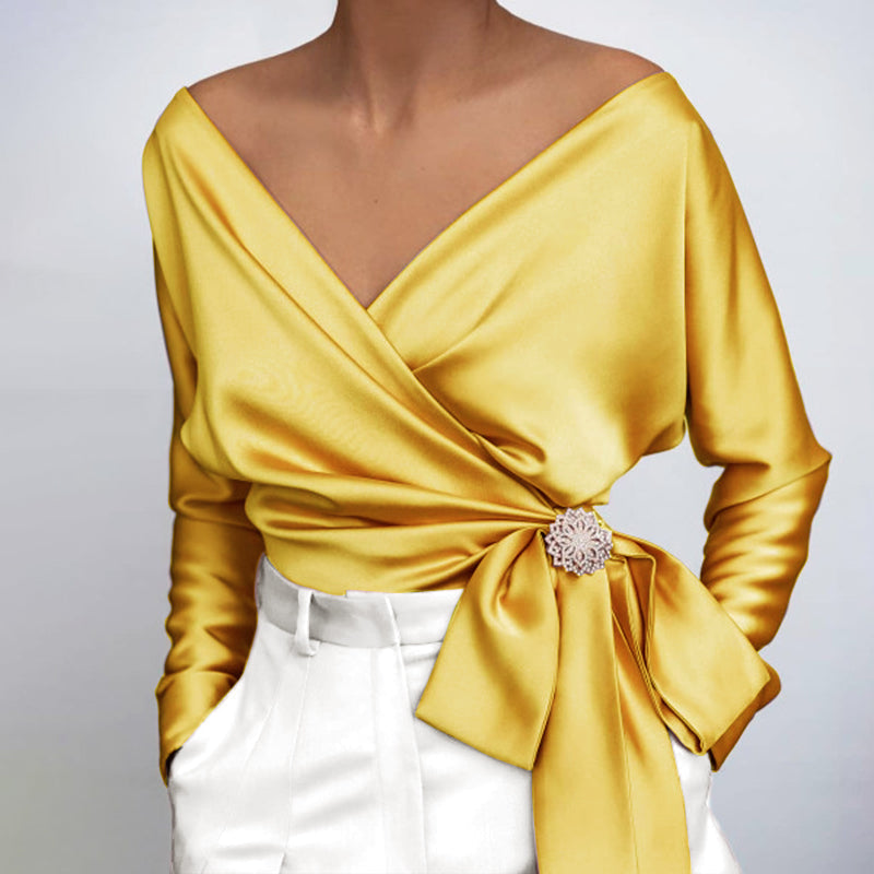 Silkebluse for Kvinner