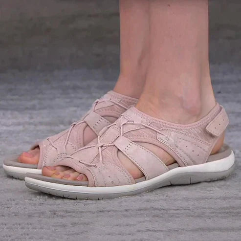 Komfortable Dame Sandaler Med Åpen Tå Luksuriøs
