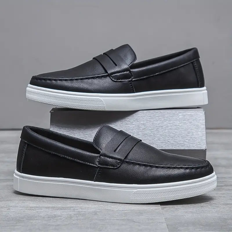 Hugo | Casual Skinn Loafers til Menn